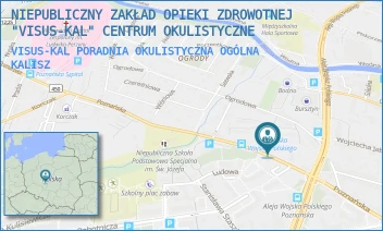VISUS-KAL PORADNIA OKULISTYCZNA OGÓLNA - NIEPUBLICZNY ZAKŁAD OPIEKI ZDROWOTNEJ "VISUS-KAL" CENTRUM OKULISTYCZNE - POZNAŃSKA 23,  KALISZ
