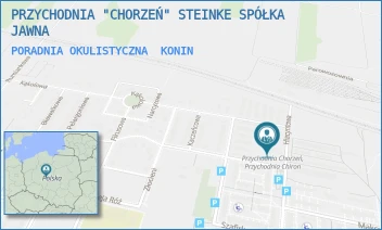 PORADNIA OKULISTYCZNA - PRZYCHODNIA "CHORZEŃ" STEINKE SPÓŁKA JAWNA - GOŹDZIKOWA 2,  KONIN