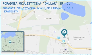 PORADNIA OKULISTYCZNA "OKULAR" SP.J. - PORADNIA OKULISTYCZNA "OKULAR" SP. J. - PRZEMYSŁOWA 21,  KROTOSZYN