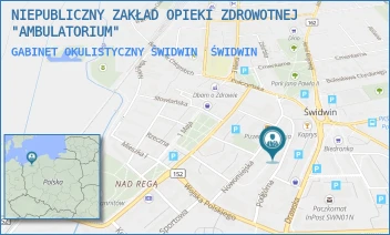 GABINET OKULISTYCZNY ŚWIDWIN - NIEPUBLICZNY ZAKŁAD OPIEKI ZDROWOTNEJ "AMBULATORIUM" - PODGÓRNA 17 E,  ŚWIDWIN