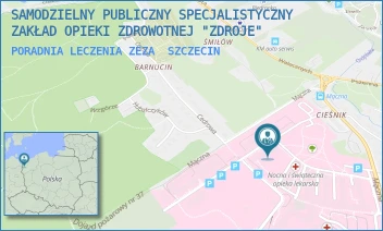 PORADNIA LECZENIA ZEZA - SAMODZIELNY PUBLICZNY SPECJALISTYCZNY ZAKŁAD OPIEKI ZDROWOTNEJ "ZDROJE" W SZCZECINIE - MĄCZNA 4,  SZCZECIN