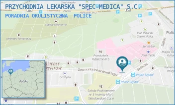 PORADNIA OKULISTYCZNA - PRZYCHODNIA LEKARSKA "SPEC-MEDICA" S.C. - SIEDLECKA 2A,  POLICE