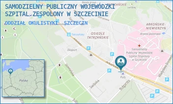 ODDZIAŁ OKULISTYKI - SAMODZIELNY PUBLICZNY WOJEWÓDZKI SZPITAL ZESPOLONY W SZCZECINIE - ARKOŃSKA 4,  SZCZECIN