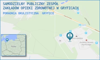 PORADNIA OKULISTYCZNA - SAMODZIELNY PUBLICZNY ZESPÓŁ ZAKŁADÓW OPIEKI ZDROWOTNEJ W GRYFICACH - NIECHORSKA 27,  GRYFICE