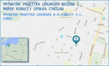 PRYWATNA PRAKTYKA LEKARSKA B.M.KUBACCY S.C. - PRYWATNA PRAKTYKA LEKARSKA BOŻENA I MAREK KUBACCY SPOŁKA CYWILNA - OGRODOWA 5A/PARTER,  ŁOBEZ