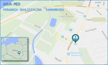 PORADNIA OKULISTYCZNA - AQUA-MED - UL. ADAMA MICKIEWICZA 73,  TARNOBRZEG
