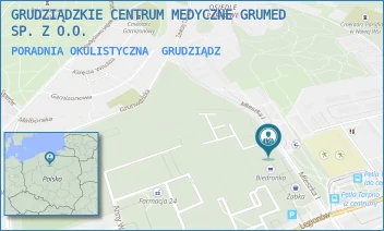 PORADNIA OKULISTYCZNA - GRUDZIĄDZKIE CENTRUM MEDYCZNE GRUMED SP. Z O.O. - MIESZKA I 5,  GRUDZIĄDZ