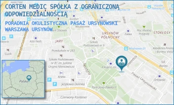 PORADNIA OKULISTYCZNA PASAŻ URSYNOWSKI - CORTEN MEDIC SPÓŁKA Z OGRANICZONĄ ODPOWIEDZIALNOŚCIĄ - PASAŻ URSYNOWSKI 9,  WARSZAWA URSYNÓW