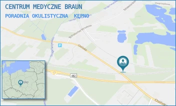 PORADNIA OKULISTYCZNA - CENTRUM MEDYCZNE BRAUN - OSIŃSKA 16 A,  KĘPNO