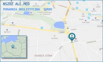 PORADNIA OKULISTYCZNA - NSZOZ ALL.MED - FOLWARCZNA 1,  TUREK