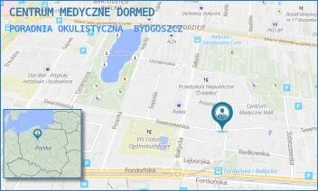 PORADNIA OKULISTYCZNA - CENTRUM MEDYCZNE DORMED - SWARZEWSKA 23,  BYDGOSZCZ