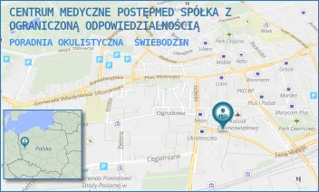 PORADNIA OKULISTYCZNA - CENTRUM MEDYCZNE POSTĘPMED SPÓŁKA Z OGRANICZONĄ ODPOWIEDZIALNOŚCIĄ - UL. MATEJKI 1,  ŚWIEBODZIN