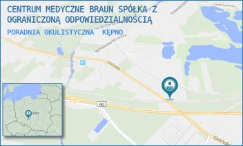 PORADNIA OKULISTYCZNA - CENTRUM MEDYCZNE BRAUN SPÓŁKA Z OGRANICZONĄ ODPOWIEDZIALNOŚCIĄ - OSIŃSKA 16 A,  KĘPNO